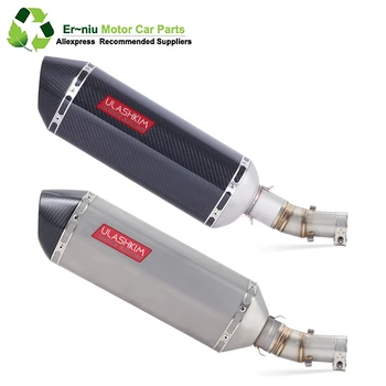 

Free Shipping Motorcycle Exhaust Middle Pipe Db-killer For Kawasaki ER6N ER6F NINJA650R Versys 650 Z650 Ninja 650 650R 2012-2019