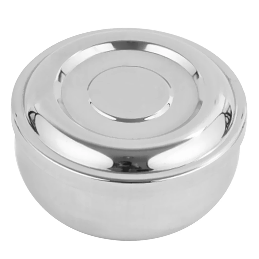 Korean Style Rice Bowl Stainless Steel Bowl Snacks Salad Bowls Kids Bowl