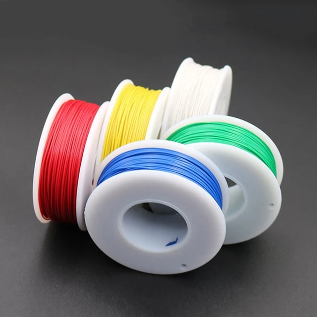 Flexible Silicone Solid Wire 30 AWG Hook Up Wire Kit Stranded Tinned Copper  Wire - AliExpress