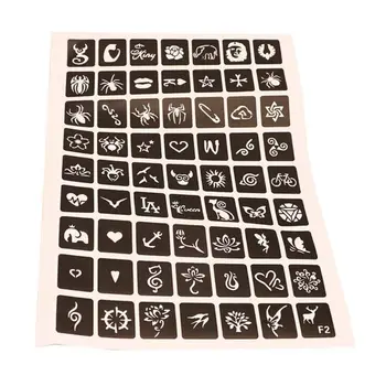 

Glitter Powder Temporary Tattoo Children Adults Face Body Painting Art Tools Suit RXJC