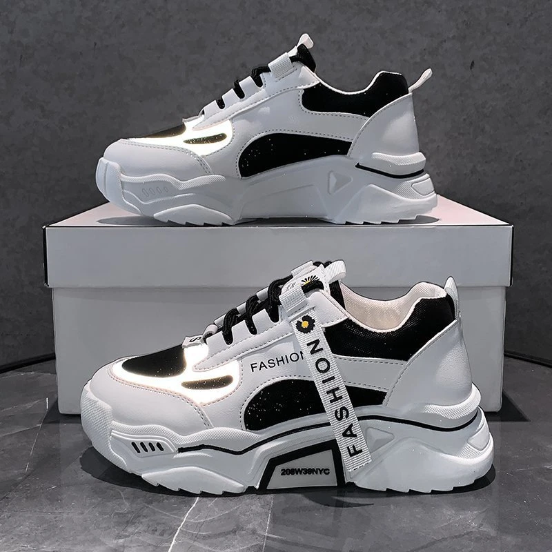 Lace up chunky sneakers Clearance