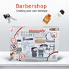Kids Hair Salon Kit Pretend Play Hairdressing Simulation Toy for Toddler Hair Dryer Beauty Tools make up set for little girl boy 1