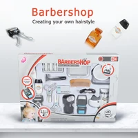 Kids Hair Salon Kit Pretend Play Hairdressing Simulation Toy for Toddler Hair Dryer Beauty Tools make up set for little girl boy 1