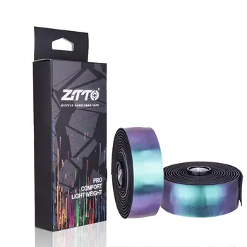 

ZTTO Chameleo Color Professional Cycling Road Bike bar Tape TOP Quality EVA PU Bicycle Handlebar Tape Soft Anti-Vibration Wrap