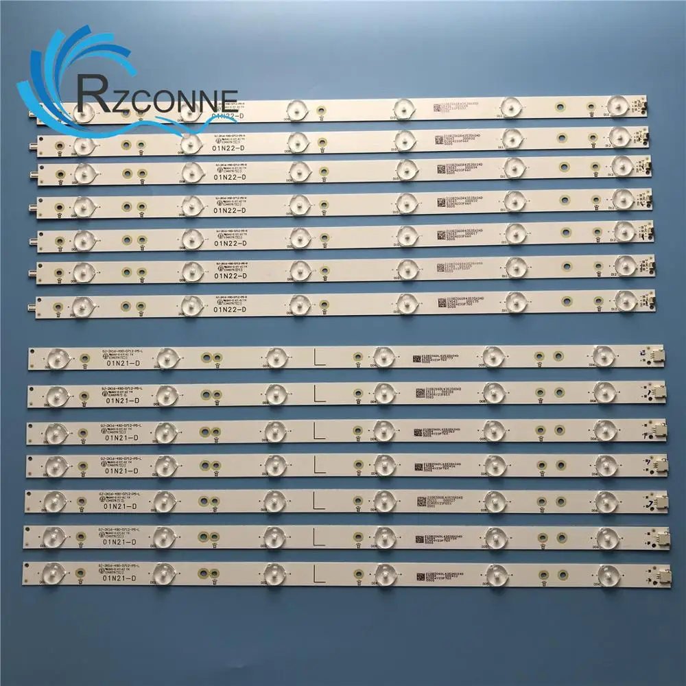 LED backlight strip 12 lamp for KD-49X6000D GJ-2K16-490-D712-P5-L R 01N21 01N22 TPT490U2 49PUS6401 49PUH6101 49PUH6101 LB49016