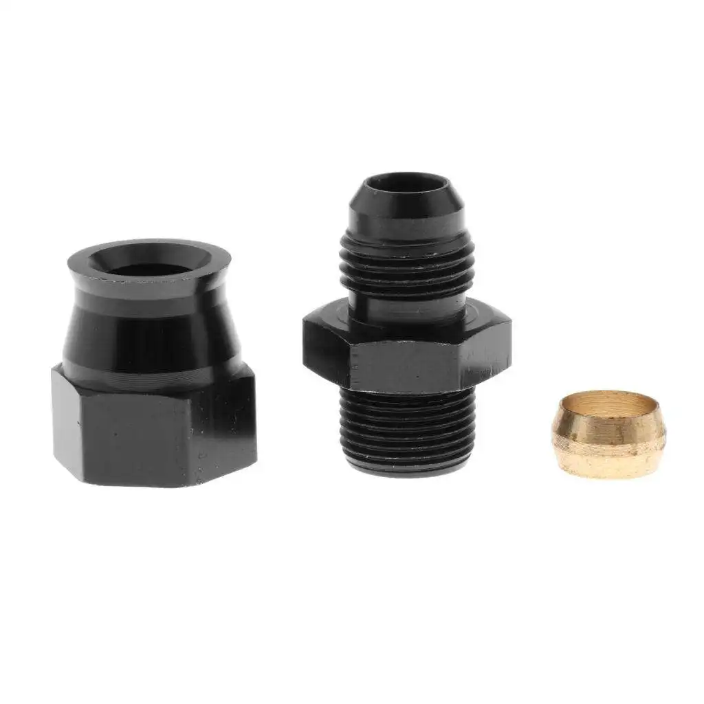 6AN 6 AN-6 Male to 3/8 &quot9 5 мм топливный шланг линия трубка прямой фитинг адаптер с