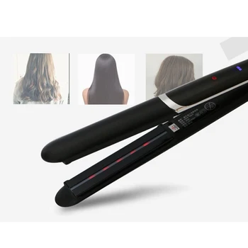 

2 in 1 Wet Dry Use Hair Straightener LCD Digital Display Anion Hair Curler DIY Hair Styling Tools