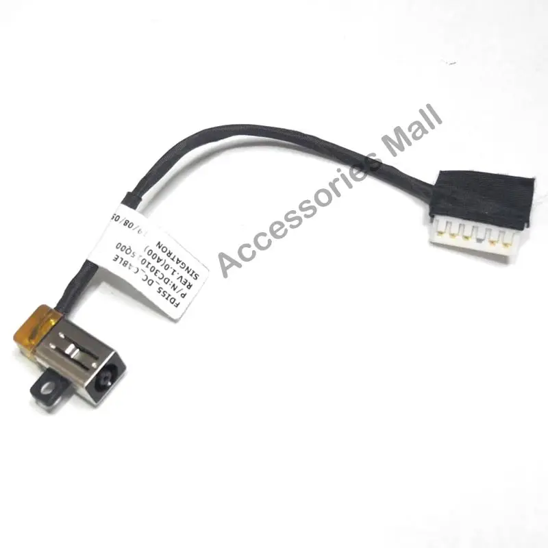 DC AC POWER JACK CHARING PORT CABLE FOR Dell Inspiron 13.3" 2-in-1 i5368-2405GRY 