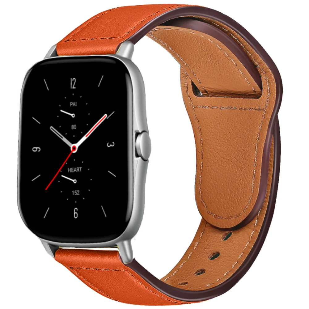 20mm/22mm band For Amazfit GTS/2/2e/GTS2 Mini/GTR 42mm/47mm/GTR2/2e/stratos 3 belt leather Watch Bracelet bip/pace strap | Наручные часы