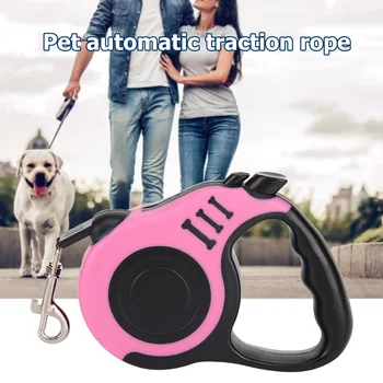 

Dog Retractable Tracking Leash Nylon Pet Collar Leads Auto Traction Rope