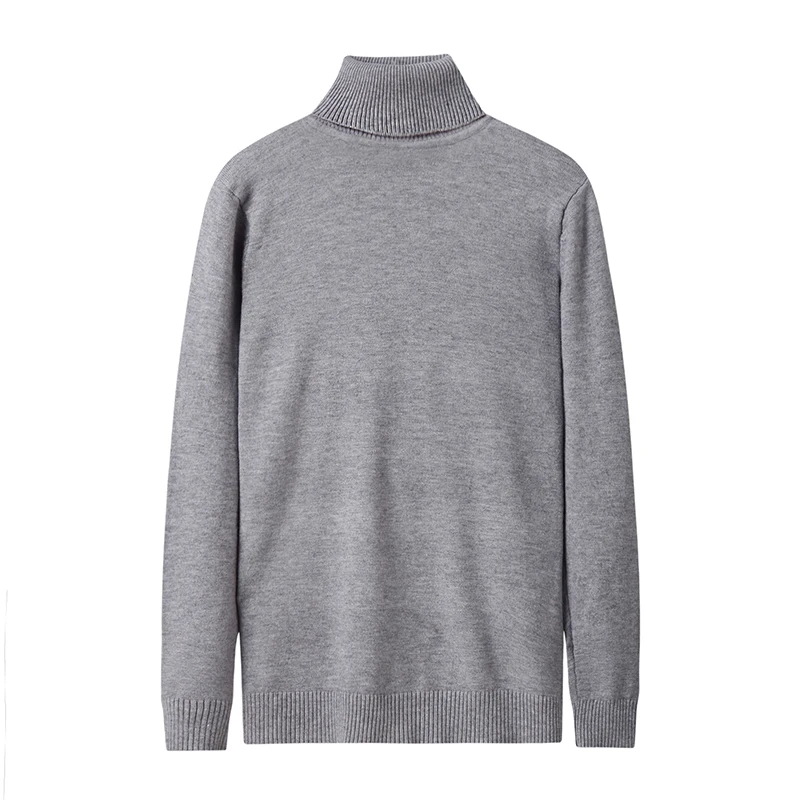 GustOmerD 2019 Winter Mens Turtleneck Sweater Casual Warm Pullovers Men Fashion Clothes Off White Sweater Men