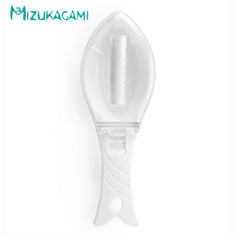 1PC Creative Fish-Shaped Fish Scale Planing Kitchen With Cover Splash-Proof Can Be Suspended To Scale With Storage Container - Цвет: 1