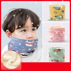 Écharpe en peluche en pur coton pour enfants, coupe vent et chaud, guêtre de cou pour enfants, foulard à col Dickey, vêtements pour bébés, pour garçon 