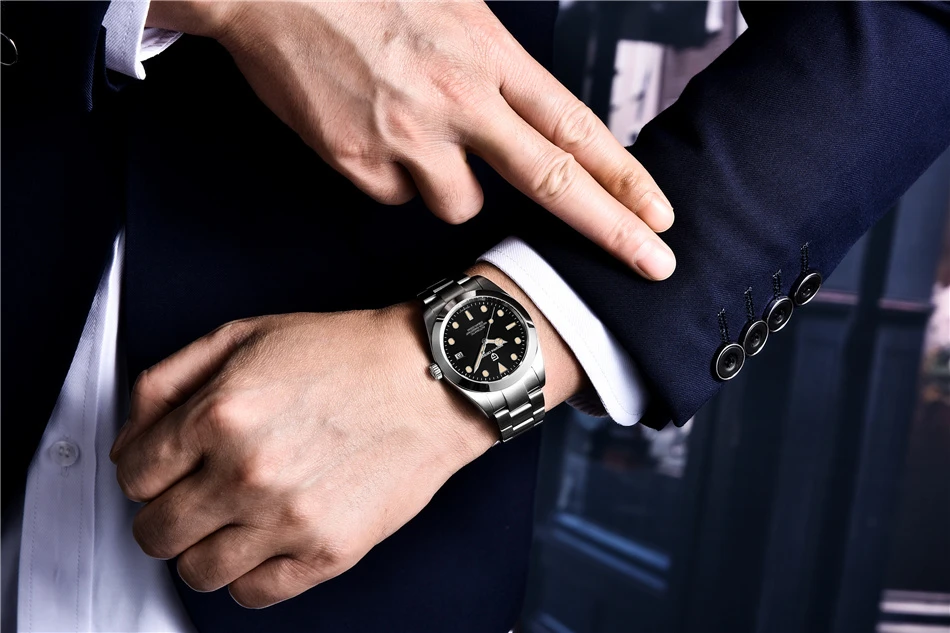 PAGANI DESIGN 2021 New Men's Automatic Mechanical Wristwatch Business Diving Men's Watch Luxury Sapphire 200M Waterproof Watches