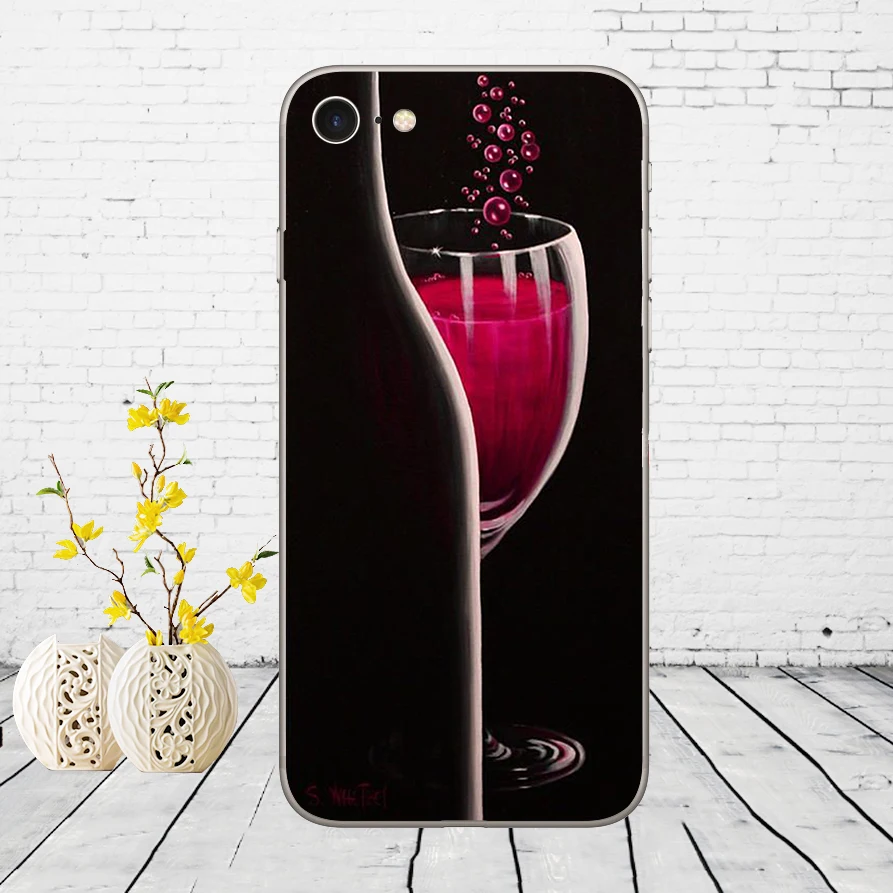 3 Keep calm and drink a bear винный узор резиновый мягкий силиконовый чехол для iPhone 5 5S SE 6 6s 8 plus 7 7 Plus X XS SR MAX - Цвет: 3