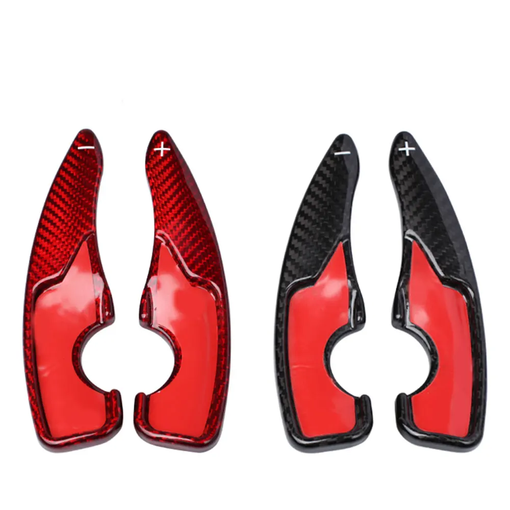 

For Toyota GT86 2017-2019 Real Carbon Fiber Car Steering WheelShift Paddle Shifter Trim Cover Extension