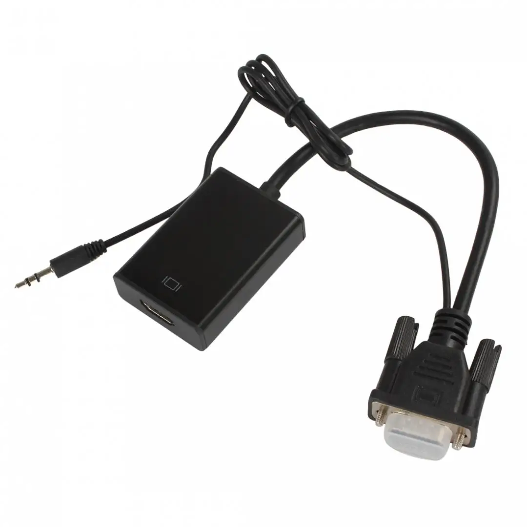 VGA в HDMI выход 1080P HD+ Аудио ТВ AV HD ТВ Видео кабель конвертер адаптер