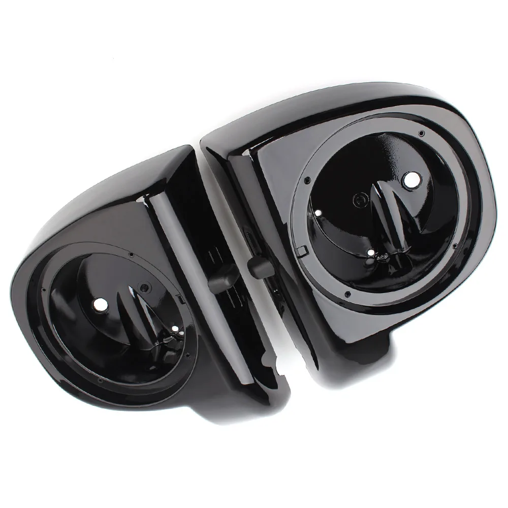 Motorcycle 6.5" Speaker Pod Boxes Lower Vented Fairing For Harley Touring Electra Glide Road