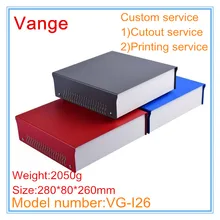 1 шт./лот сигнальный пусковой механизм проект металлический корпус 280*80*260 мм железные корпуса распределительные коробки для провода соединительного устройства