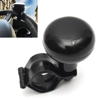 

Car Steering Wheel Black Power Handle Assist Knob Spinner Kit Auto Accessories