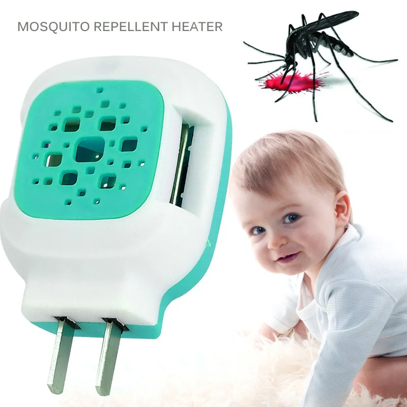 

Electric Mosquito Repeller Plug-In Blue Home Mosquitoes Flies Sleep Mosquito Killer Repellent Incense Heater Plastic Summer