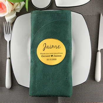 

Custom party decoration Wedding Hexagon Name Place Cards, Geometric Place Cards, Guest name Wedding table decoration