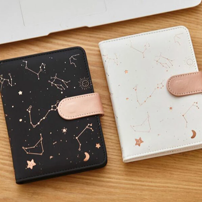 "Star Orbit" Hard Cover Journal Diary Monthly Planner Agenda Study Cute Notepad 