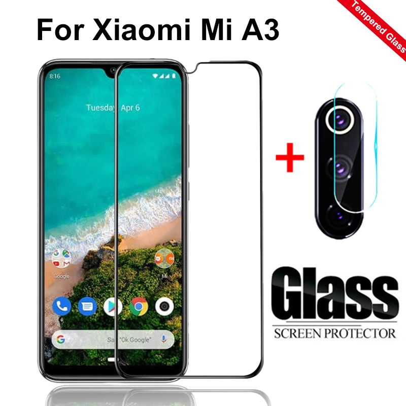 2 шт. Защитное стекло для камеры Xiaomi mi A3, Защитное стекло для Xio mi Xao mi My 9T mi A3 9 Lite, Защитная пленка для передней панели