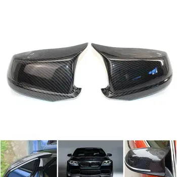 

1 pair Side mirror cover Car Auto ABS Cap Replacement For BMW F10 F11 Pre-LCI 2011-2013 Durable