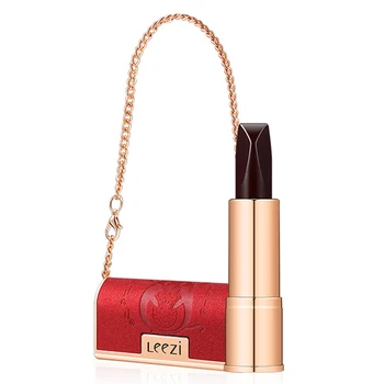 

3-in-1 Velvet-like Matte Tri-color Lipstick Highly Pigmented Lip Makeup with Mini Chain Storage Bag SMJGood
