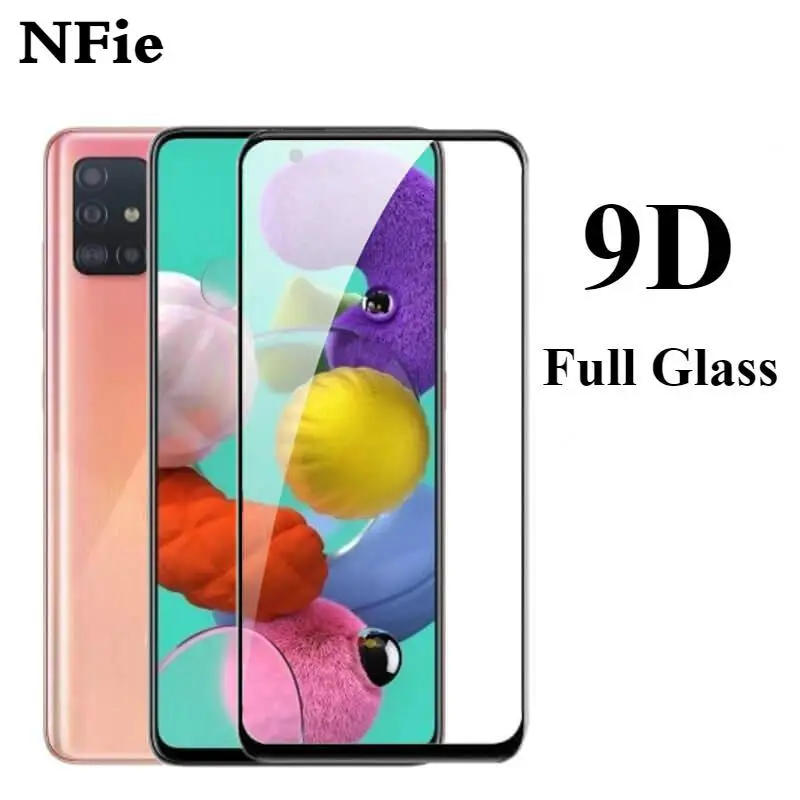2 шт 9D изогнутое Защитное стекло для экрана samsung Galaxy A71 A51 A50S A70 A40 A30 A20 A10S M50 M30S пленка