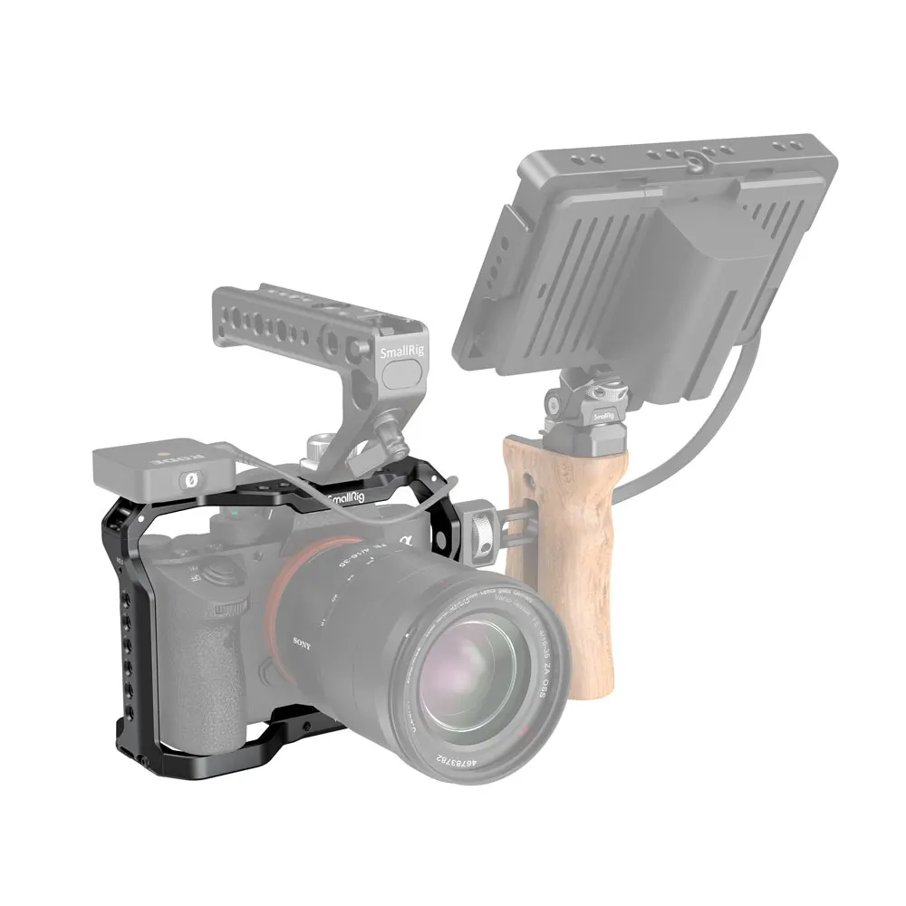 Gaiola de câmera luz smallrig para sony a7 iii a7r iii a9 2918