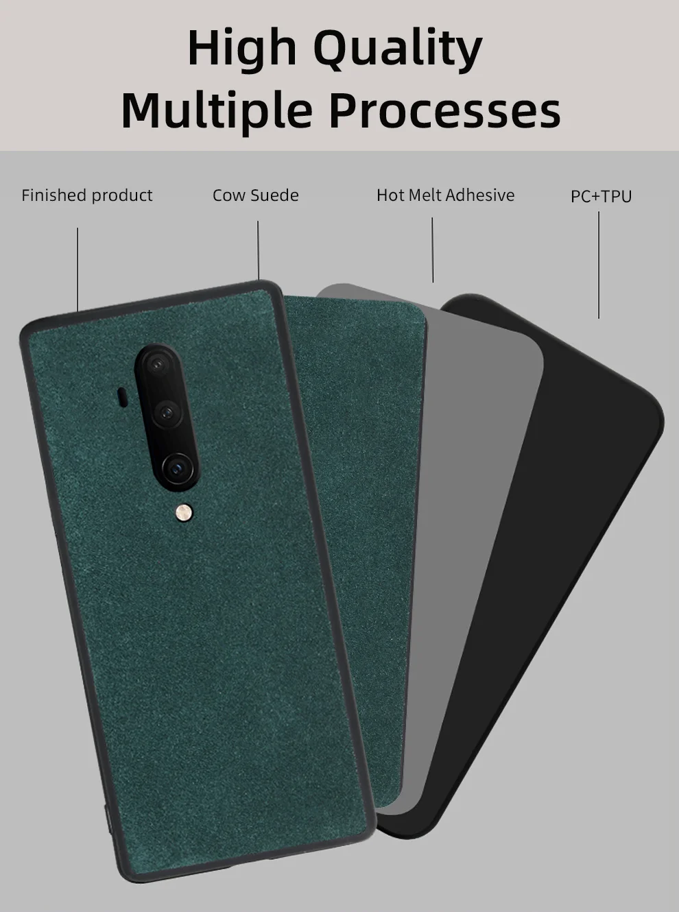 Чехол для телефона One plus 7T Pro из натуральной коровьей замши, чехол для телефона One plus 7T 7 Pro 7 6 6T 360, защитный чехол