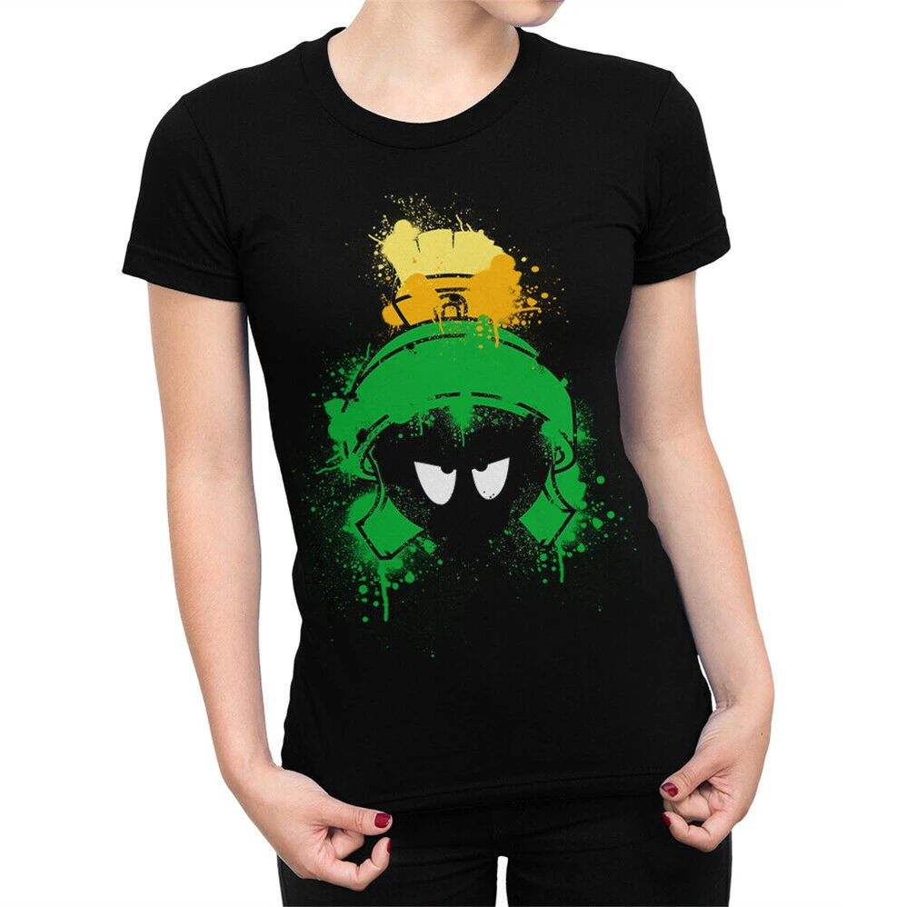 Футболка Marvin The Martian с графическим рисунком Looney Tunes футболка для мужчин и женщин