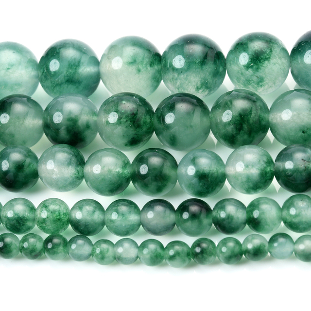 Stone Beads Green Agates Tiger Eye Aventurine Jades Amazonite Bead for Jewelry Making DIY Bracelet Necklace Accessories