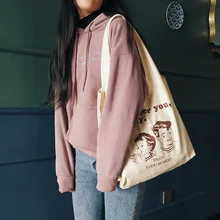 Хлопок эко хозяйственная сумка на плечо винно-красные или коричневые с принтом лучше для вас MY112