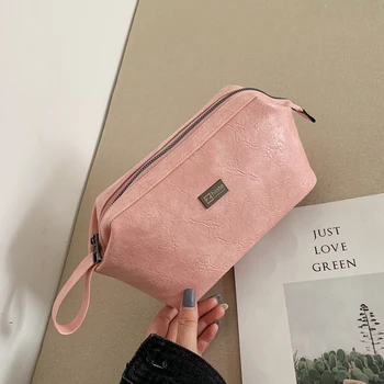 

Retro Cosmetic Bag Men Business High Quality Storage Bag Portable Waterproof Large Capacity Organizador Home Storage EB50SN