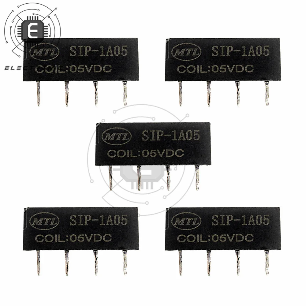 

New 5Pcs/Lot 5V Reed Relay Switch Module SIP-1A05 4PIN For PAN CHANG Reed Relay