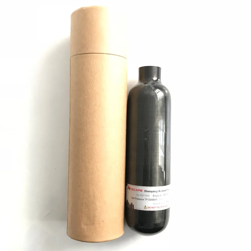 Инновации 2018 новое обновление углеродное волокно воздуха бутылку 0.35L 300bar 4500psi маленький размер PCP/бак для пейнтбола для продажи-V
