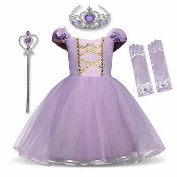Infant Baby Girls Rapunzel Sofia Princess Costume Halloween Cosplay Clothes Toddler Party Role play Kids