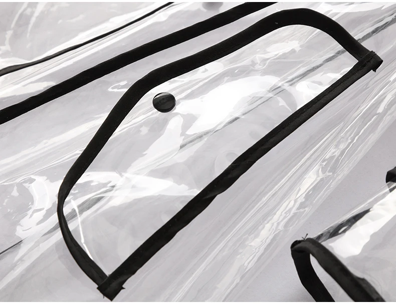 Fashion EVA Transparent Soft Rain Cover Long Raincoat Woment Hemmed Belt Long Performance Playing With Water