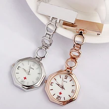 Медицинский Подарок Doctors Fob часы для медсестры из Нержавеющей Стали Портативная Брошь булавка клип на женские карманные часы фельдшер Zuster Horloge