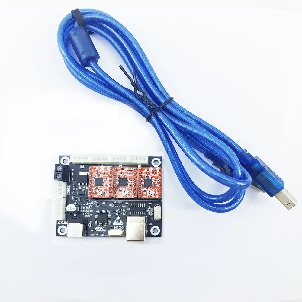 Três-eixo da Placa de Controle Grbl Controlador Laser Comunicação x y z Eixo Cnc Usb - Image 2