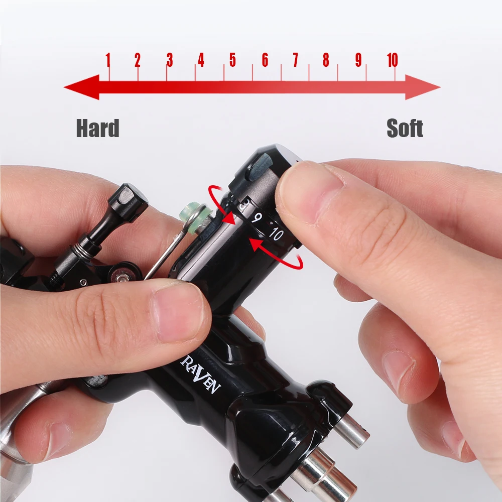 Ротационная тату машинка Dragonhawk Ворон пистолет черный точный двигатель машина