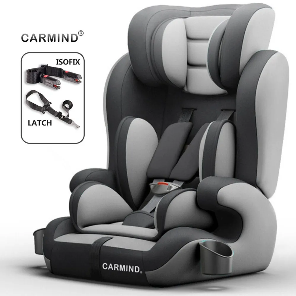 Автокресло Carmind для детей 9 месяцев 12 лет мягкий соединитель ISOFIX и защелка