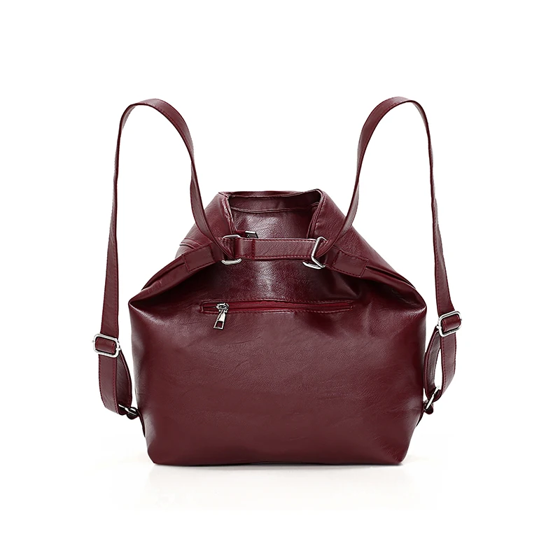 Многофункциональный Для женщин рюкзак для отдыха, путешествия сумка высокого качества, простая модная сумка, кожаный рюкзак дамская сумка