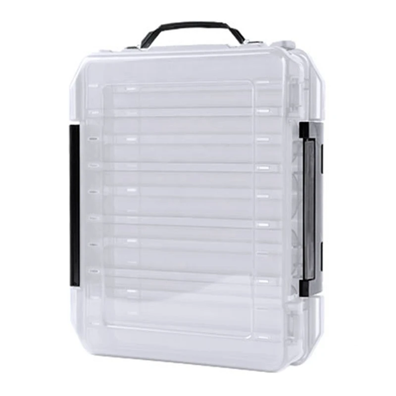 

Double Multi-function Fly Fishing Tackle Box Sided Spinner Plastic Fish Lures Bait Cases Fishing Storage