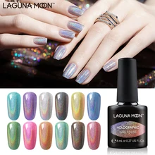 Lagunoon 8 мл Радужный лак для ногтей Блестящий лак смешанный лак Полуперманентная эмалированная живопись супер Блеск Маникюр