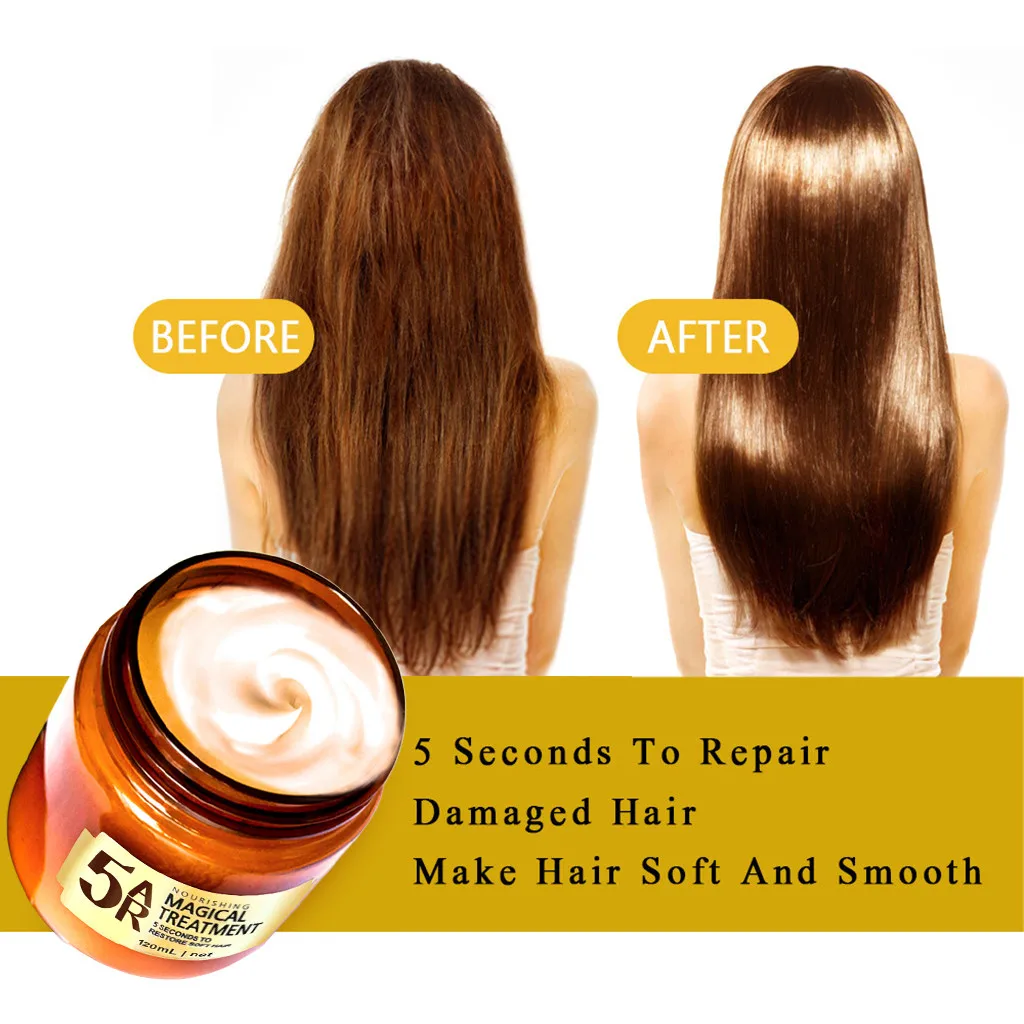 Magical Keratin Hair Treatment Mask 5 Seconds Repairs Damage Hair Root Hair Tonic Keratin Hair Scalp Treatment Girl#0