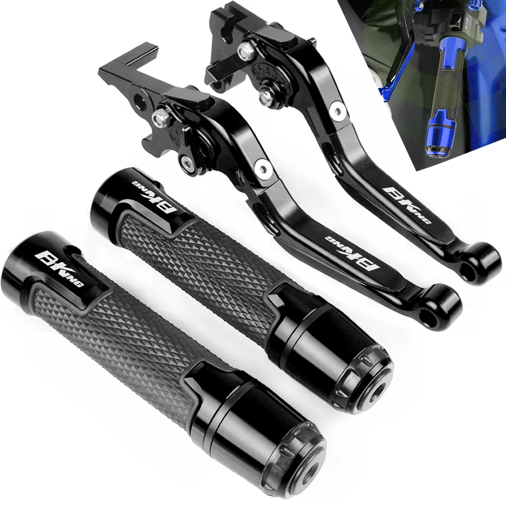 

Motorcycle CNC Adjustable Brake Clutch Lever Handle Hand Grips For Suzuki B-King 1998 1999 2000 2011 2012 1998-2012 BKING